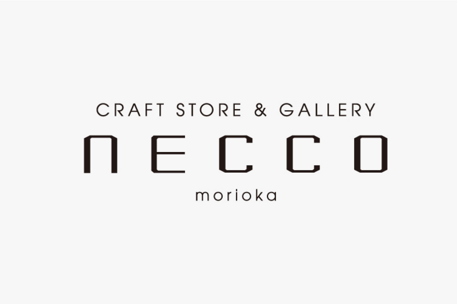 craft store＆gallery necco Logotype
